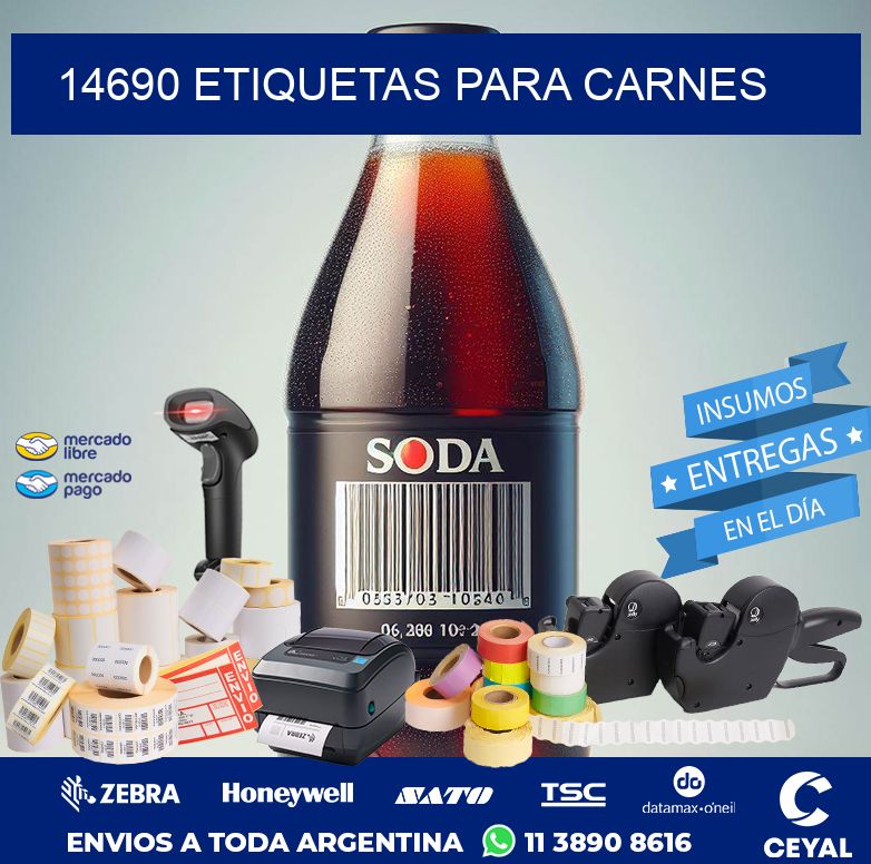 14690 ETIQUETAS PARA CARNES