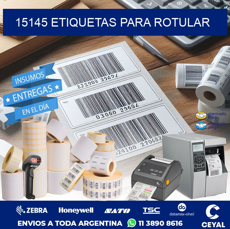 15145 ETIQUETAS PARA ROTULAR