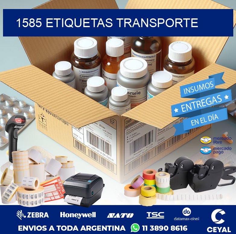 1585 ETIQUETAS TRANSPORTE