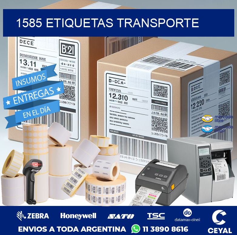1585 ETIQUETAS TRANSPORTE