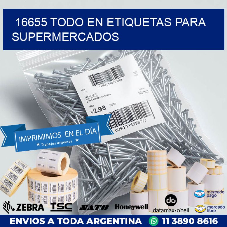 16655 TODO EN ETIQUETAS PARA SUPERMERCADOS