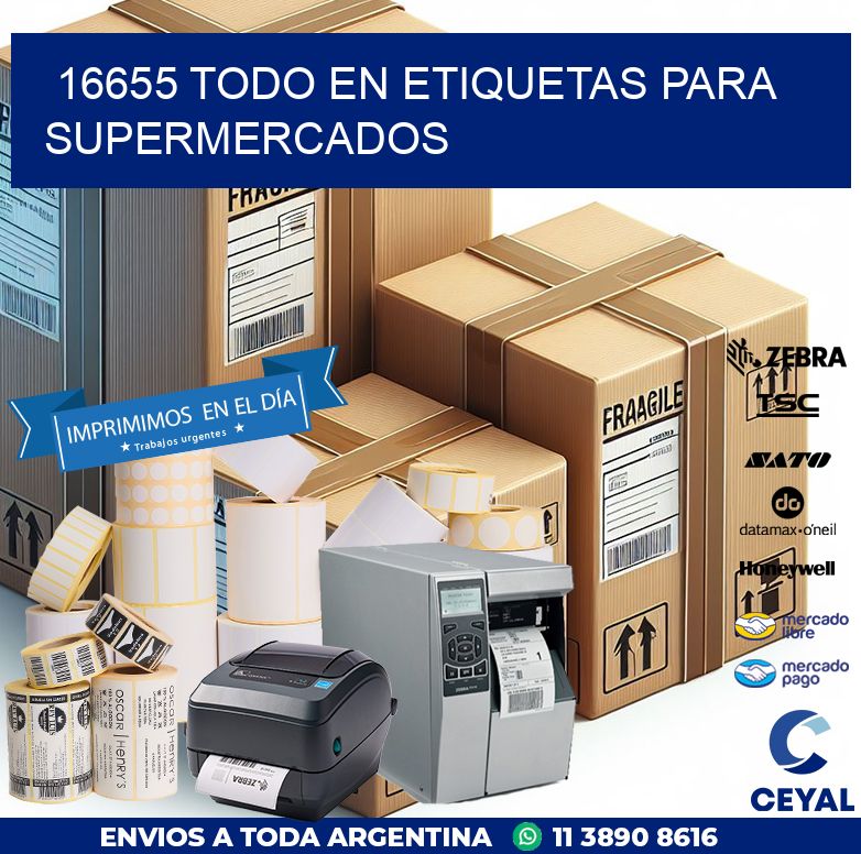 16655 TODO EN ETIQUETAS PARA SUPERMERCADOS