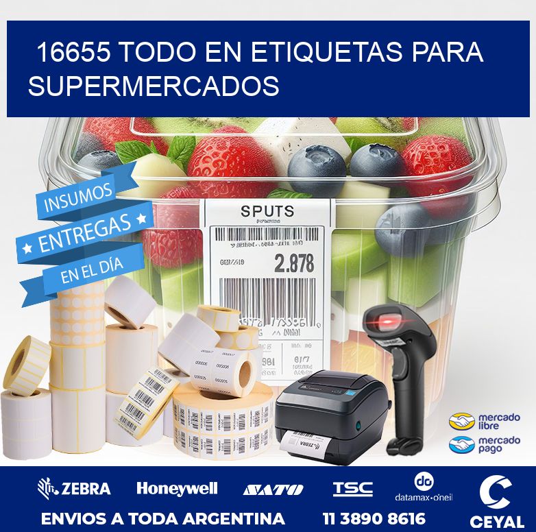 16655 TODO EN ETIQUETAS PARA SUPERMERCADOS