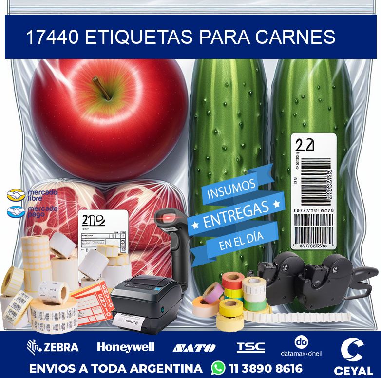 17440 ETIQUETAS PARA CARNES