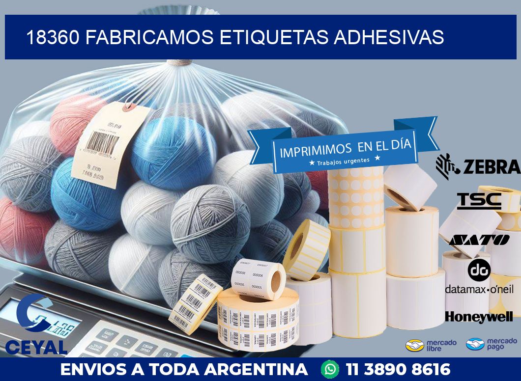 18360 FABRICAMOS ETIQUETAS ADHESIVAS
