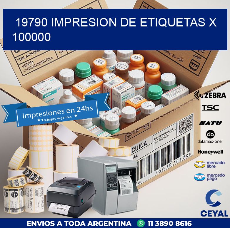 19790 IMPRESION DE ETIQUETAS X 100000