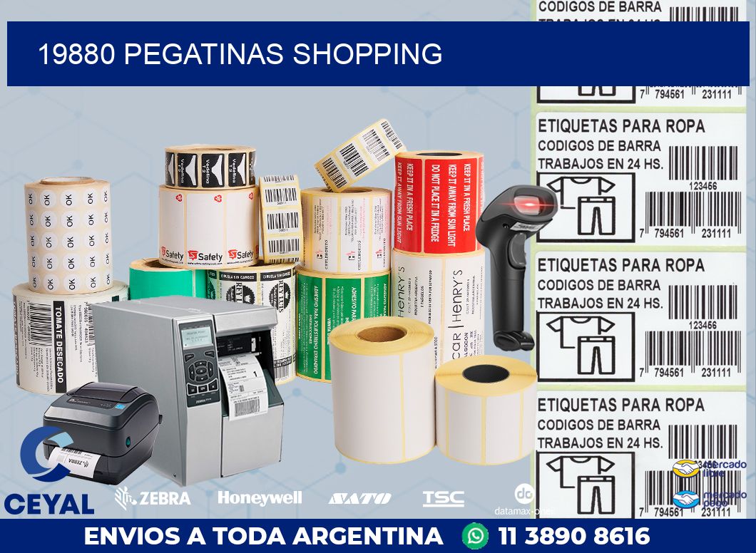 19880 PEGATINAS SHOPPING