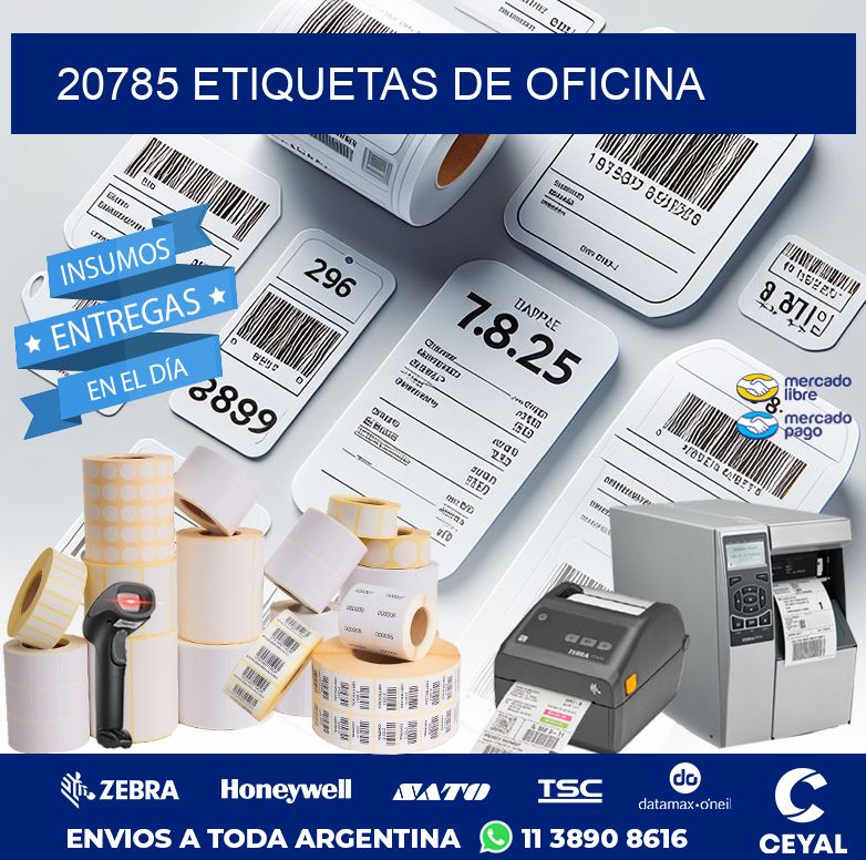 20785 ETIQUETAS DE OFICINA