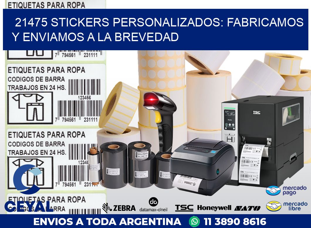 21475 STICKERS PERSONALIZADOS: FABRICAMOS Y ENVIAMOS A LA BREVEDAD