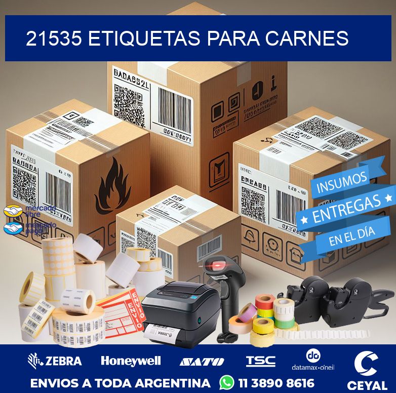 21535 ETIQUETAS PARA CARNES