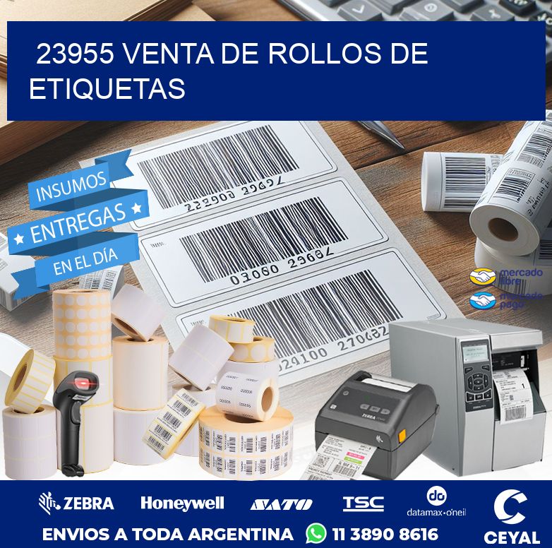 23955 VENTA DE ROLLOS DE ETIQUETAS