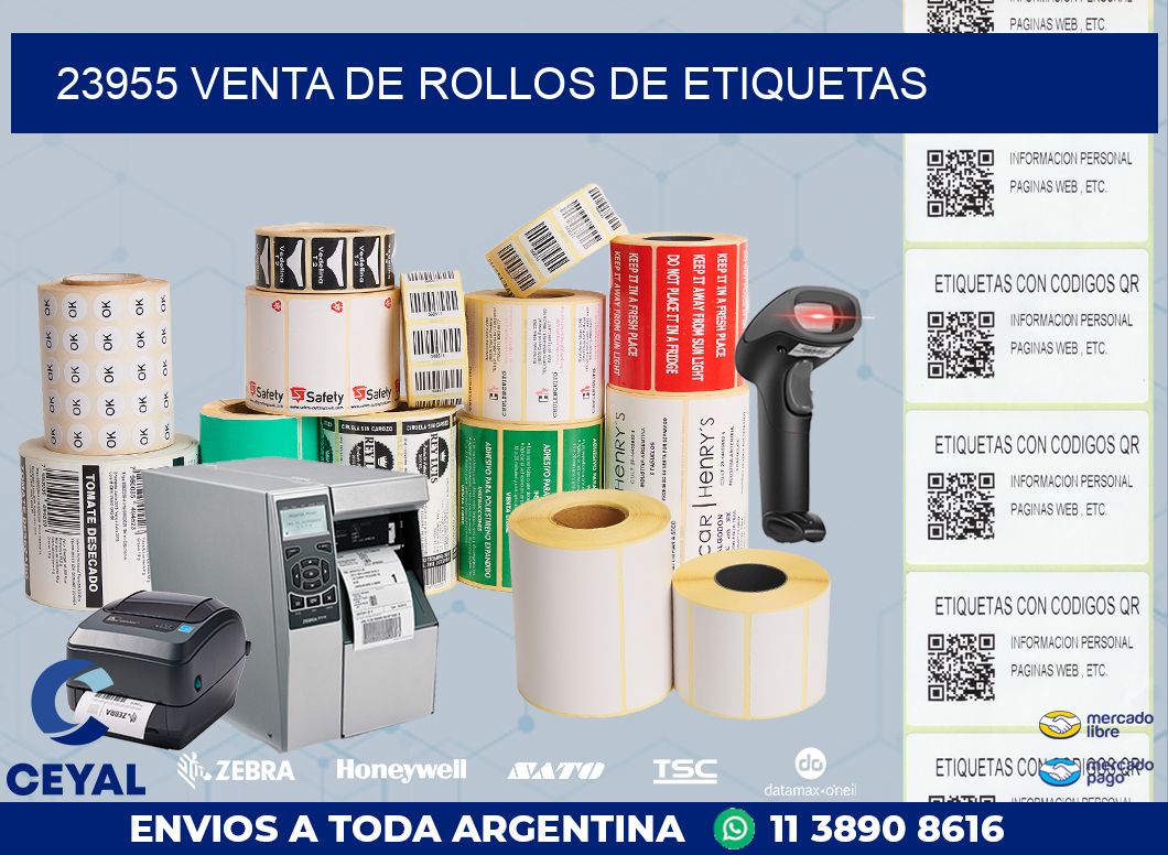 23955 VENTA DE ROLLOS DE ETIQUETAS