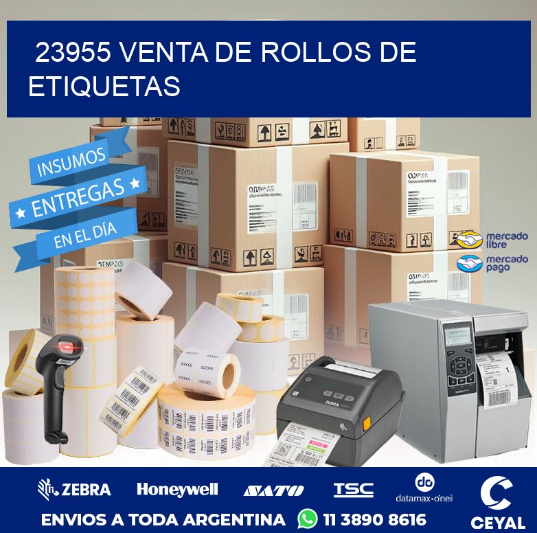 23955 VENTA DE ROLLOS DE ETIQUETAS