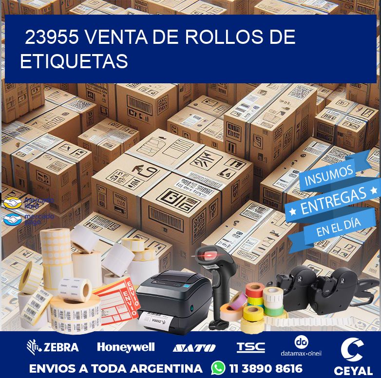 23955 VENTA DE ROLLOS DE ETIQUETAS