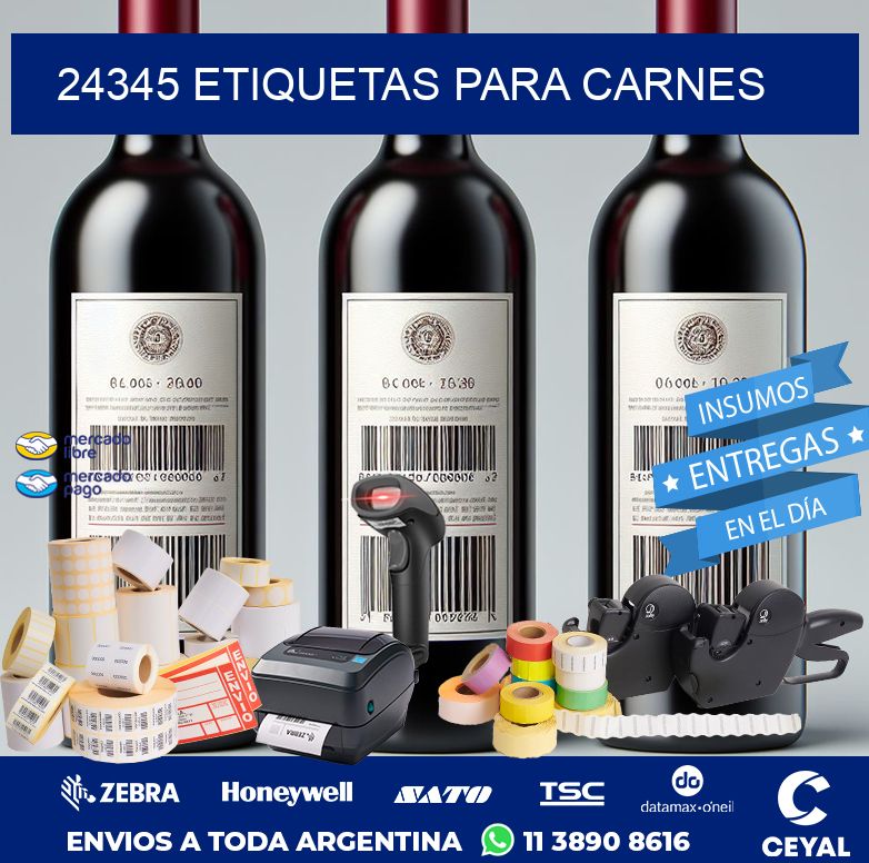 24345 ETIQUETAS PARA CARNES