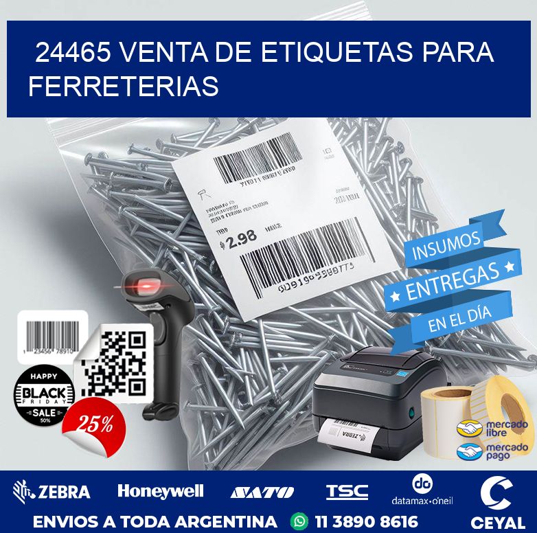 24465 VENTA DE ETIQUETAS PARA FERRETERIAS