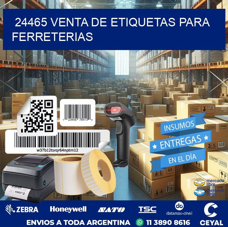 24465 VENTA DE ETIQUETAS PARA FERRETERIAS