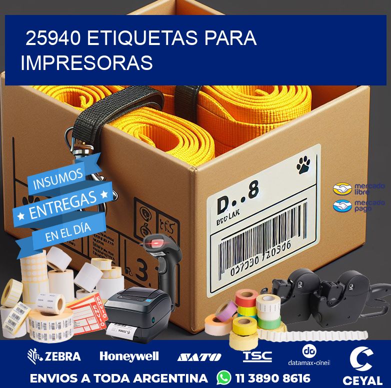 25940 ETIQUETAS PARA IMPRESORAS