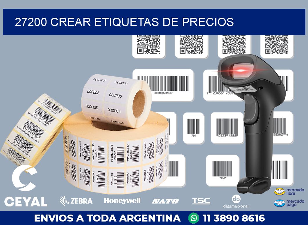 27200 CREAR ETIQUETAS DE PRECIOS