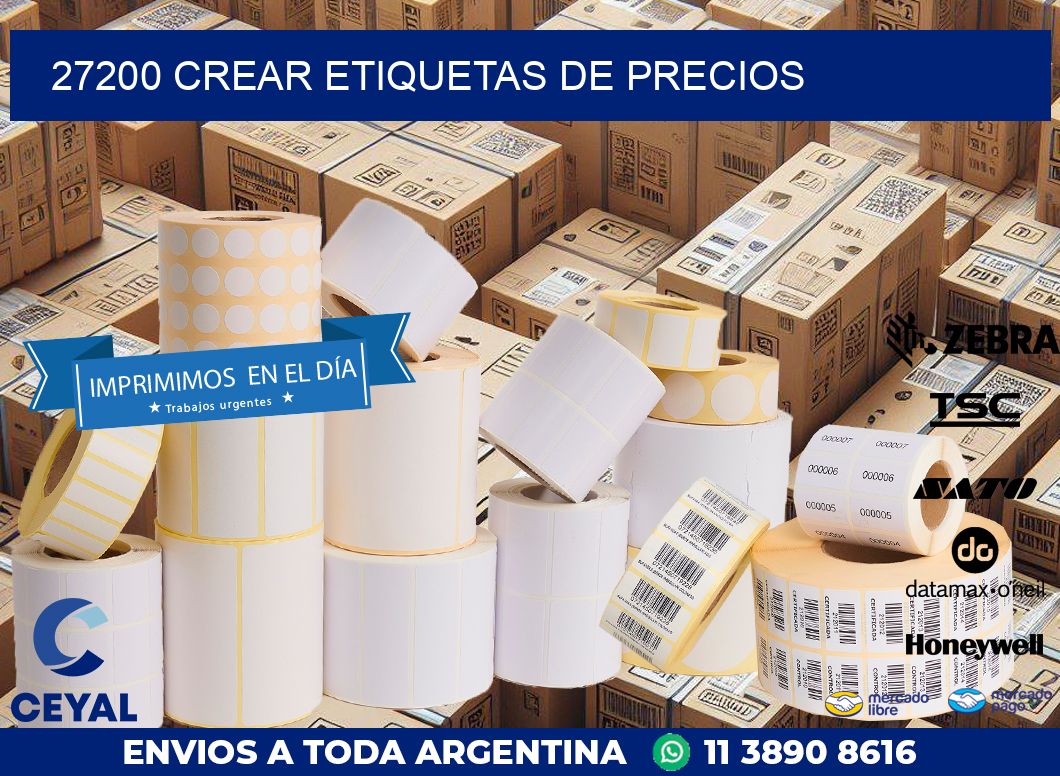 27200 CREAR ETIQUETAS DE PRECIOS