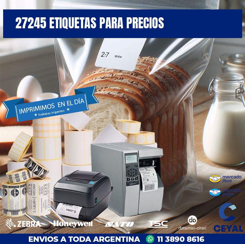 27245 ETIQUETAS PARA PRECIOS