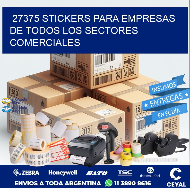 27375 STICKERS PARA EMPRESAS DE TODOS LOS SECTORES COMERCIALES