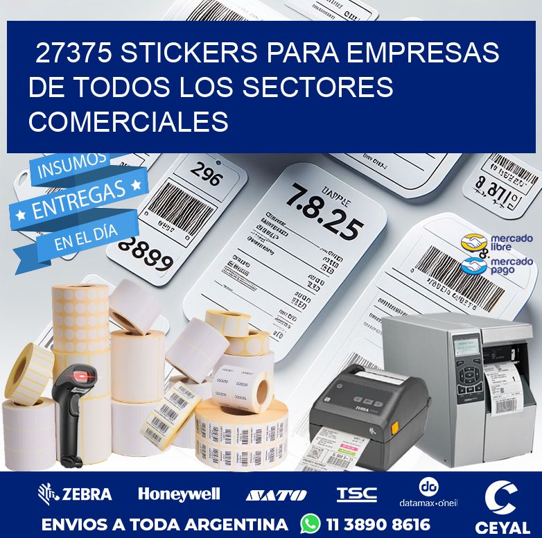 27375 STICKERS PARA EMPRESAS DE TODOS LOS SECTORES COMERCIALES