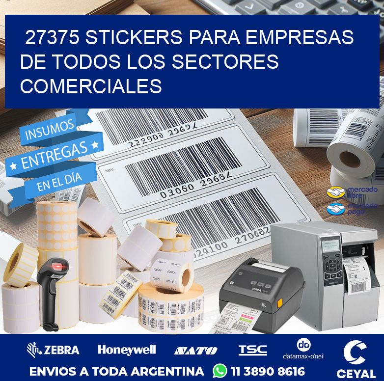 27375 STICKERS PARA EMPRESAS DE TODOS LOS SECTORES COMERCIALES