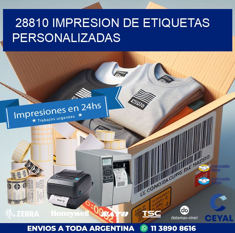 28810 IMPRESION DE ETIQUETAS PERSONALIZADAS