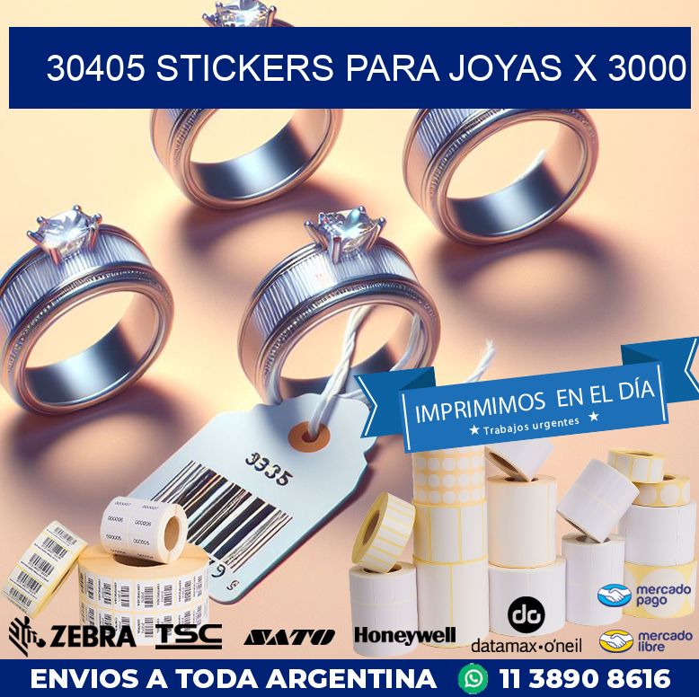 30405 STICKERS PARA JOYAS X 3000