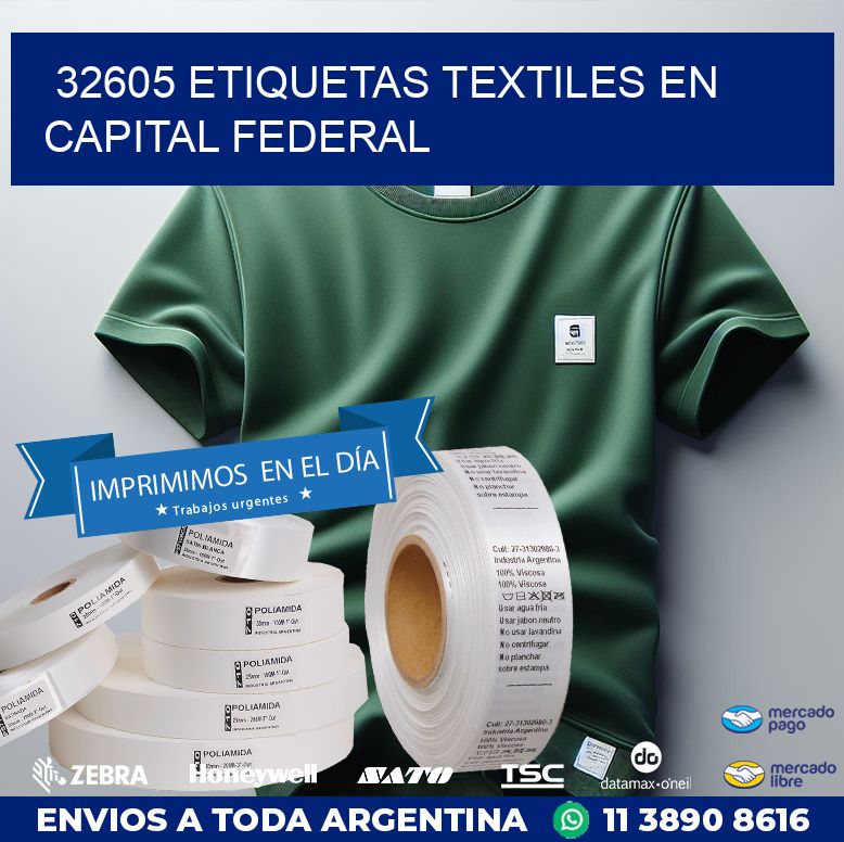 32605 ETIQUETAS TEXTILES EN CAPITAL FEDERAL