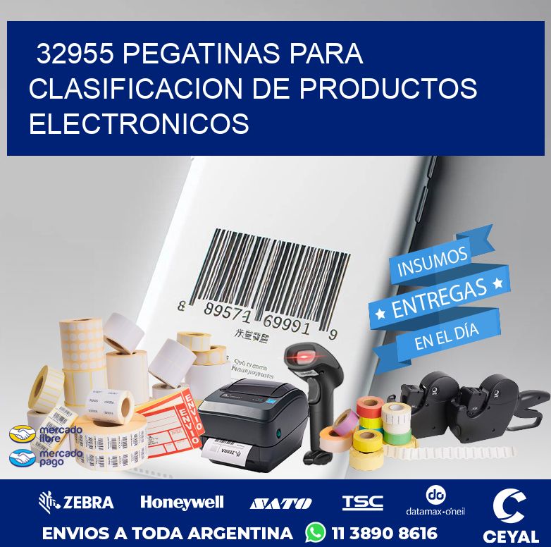 32955 PEGATINAS PARA CLASIFICACION DE PRODUCTOS ELECTRONICOS