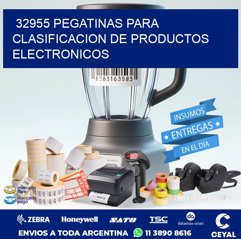 32955 PEGATINAS PARA CLASIFICACION DE PRODUCTOS ELECTRONICOS