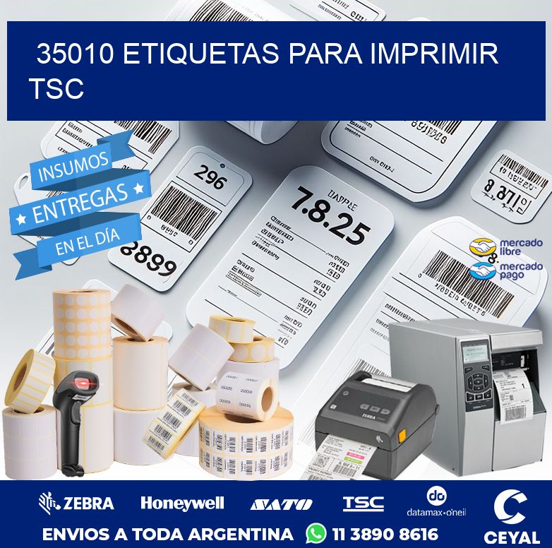 35010 ETIQUETAS PARA IMPRIMIR TSC