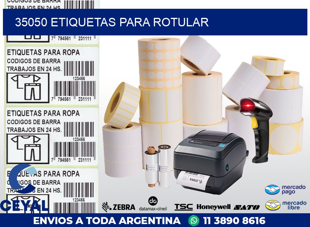 35050 ETIQUETAS PARA ROTULAR