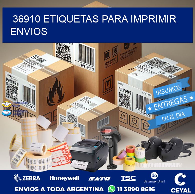 36910 ETIQUETAS PARA IMPRIMIR ENVIOS