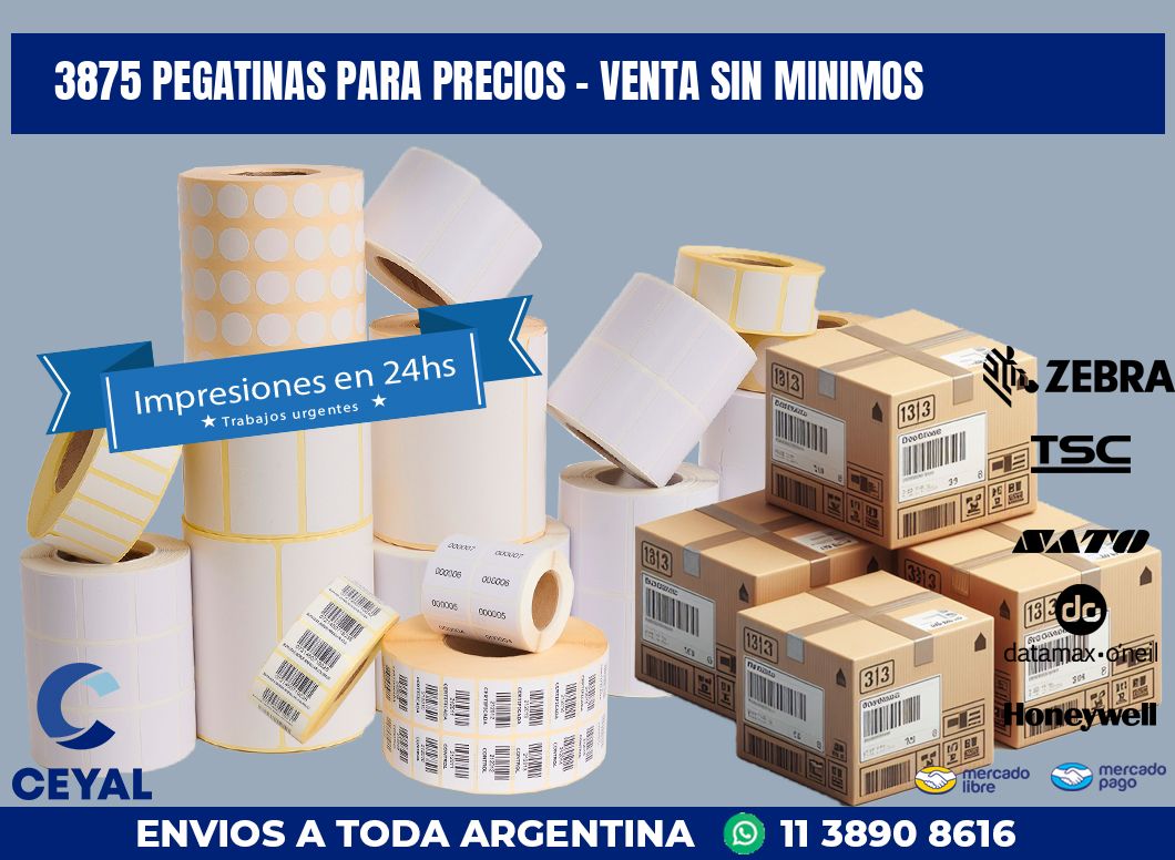 3875 PEGATINAS PARA PRECIOS - VENTA SIN MINIMOS