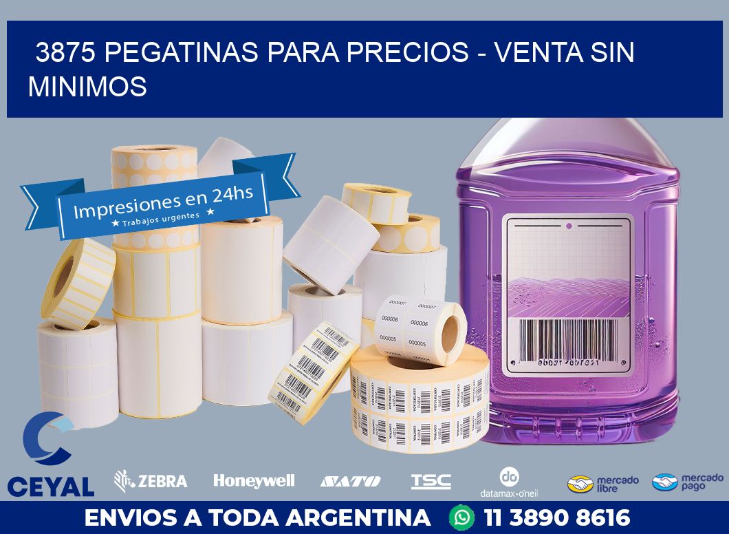 3875 PEGATINAS PARA PRECIOS – VENTA SIN MINIMOS