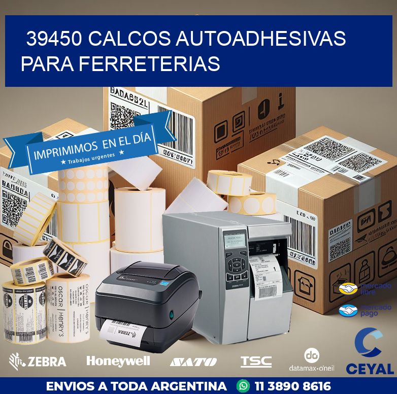 39450 CALCOS AUTOADHESIVAS PARA FERRETERIAS