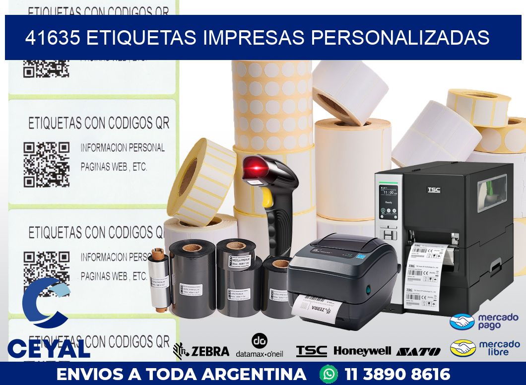 41635 ETIQUETAS IMPRESAS PERSONALIZADAS