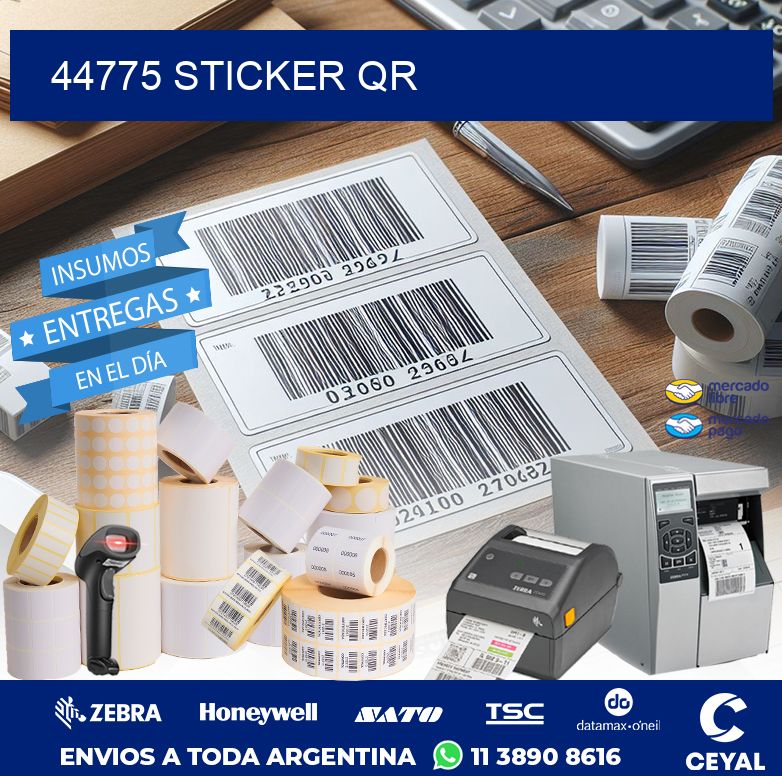 44775 STICKER QR