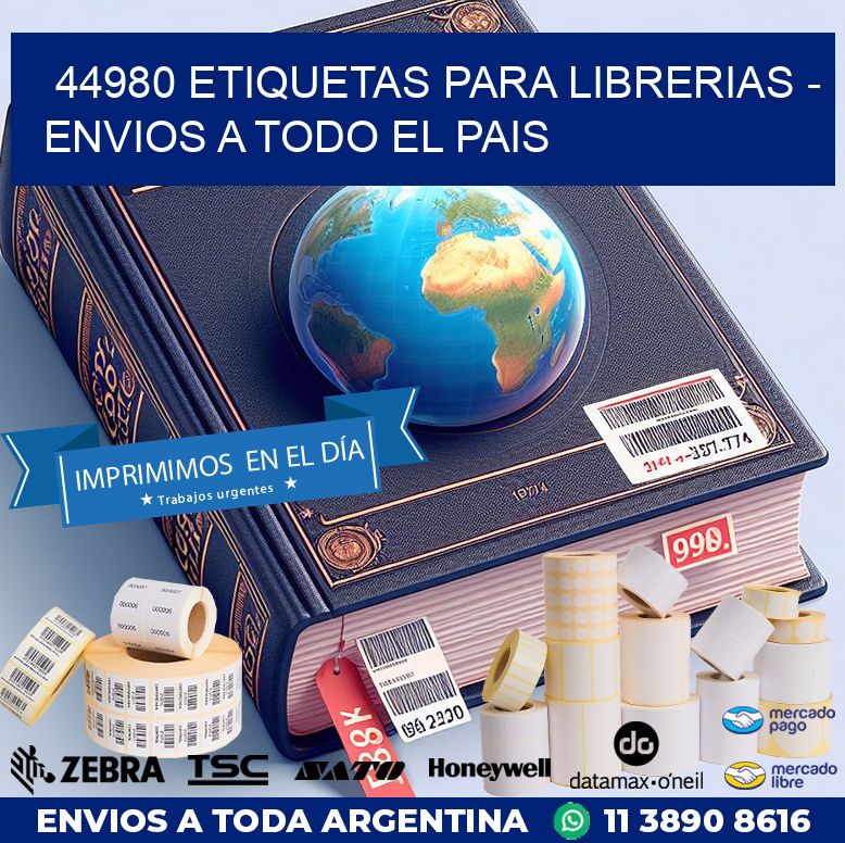 44980 ETIQUETAS PARA LIBRERIAS – ENVIOS A TODO EL PAIS