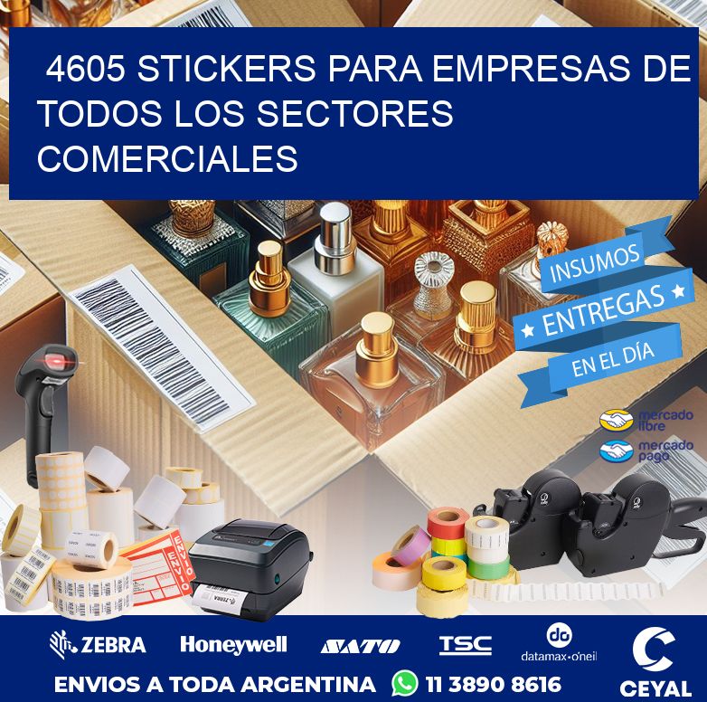 4605 STICKERS PARA EMPRESAS DE TODOS LOS SECTORES COMERCIALES