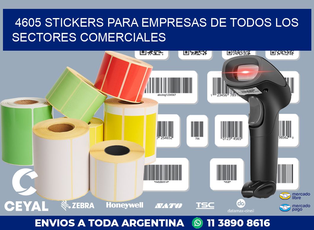 4605 STICKERS PARA EMPRESAS DE TODOS LOS SECTORES COMERCIALES