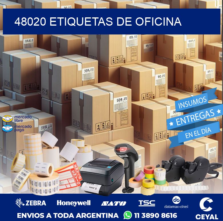 48020 ETIQUETAS DE OFICINA