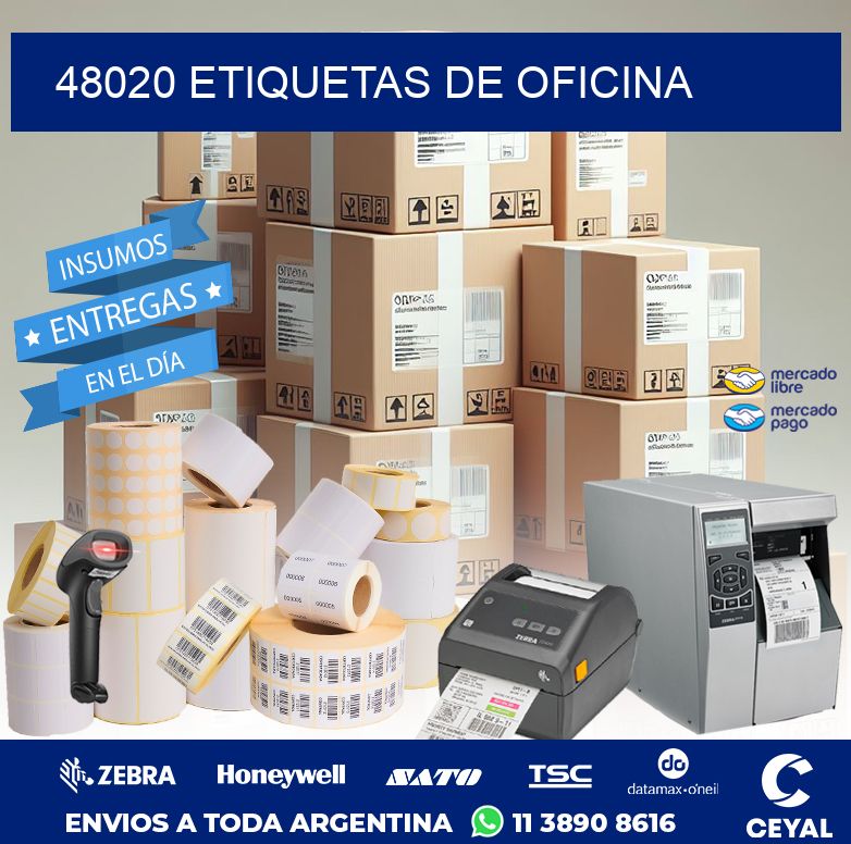 48020 ETIQUETAS DE OFICINA