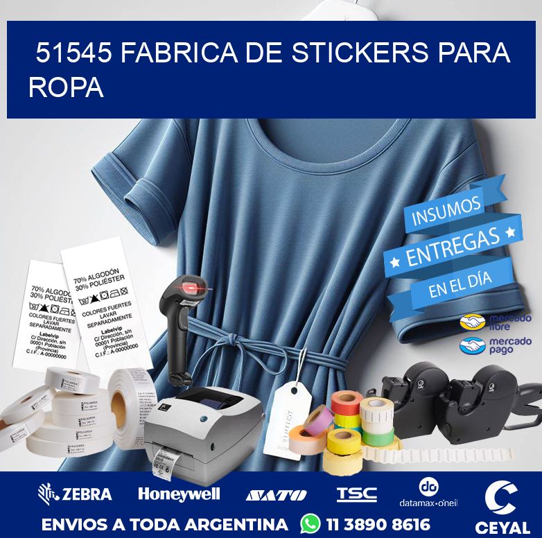 51545 FABRICA DE STICKERS PARA ROPA