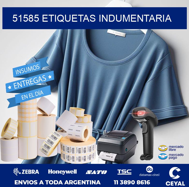 51585 ETIQUETAS INDUMENTARIA