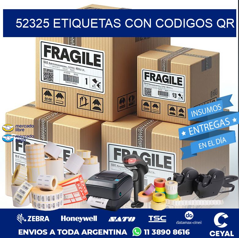 52325 ETIQUETAS CON CODIGOS QR