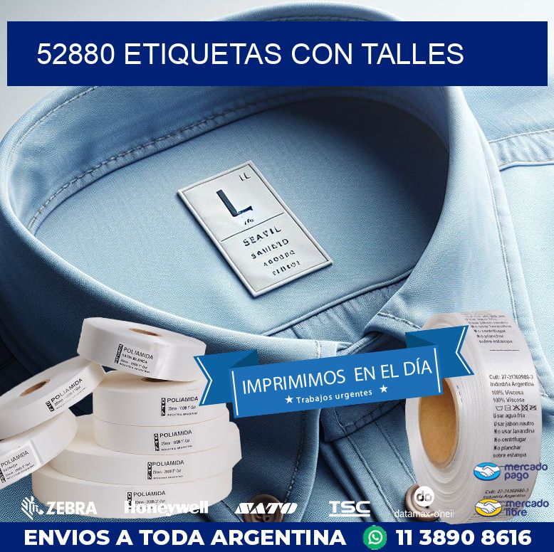 52880 ETIQUETAS CON TALLES